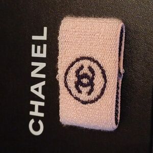 Authentic CHANEL COCO Bracelet Band Wristband Women’s Sports Punk Head Tennis